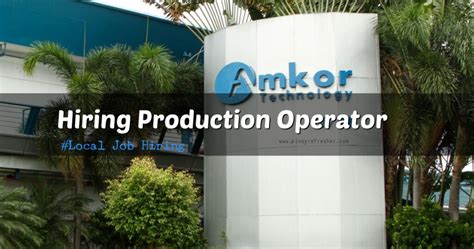 amkor muntinlupa job hiring|Amkor Technology Jobs in Philippines .